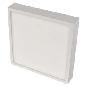 EMOS Lighting LED prisadené svietidlo, štvorec, biele, 12,5W,Neutrálna biela