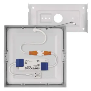 EMOS Lighting LED prisadené svietidlo, štvorec, biele, 12,5W,Neutrálna biela