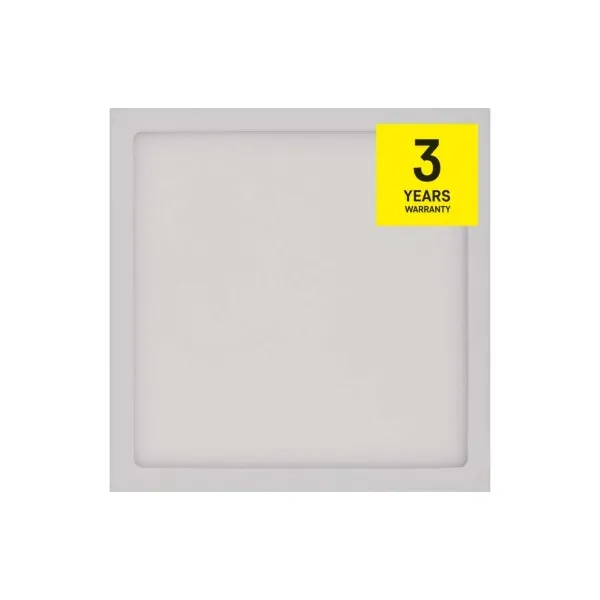 EMOS Lighting LED prisadené svietidlo, štvorec, biele, 12,5W,Neutrálna biela