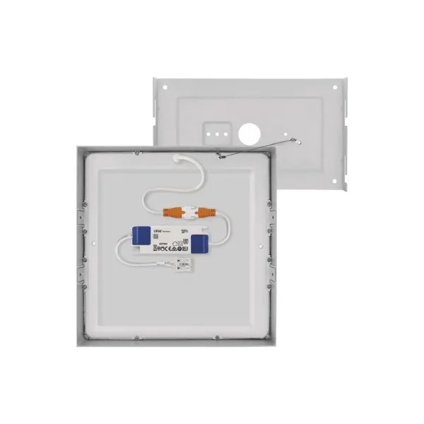EMOS Lighting LED prisadené svietidlo, štvorec, biele, 21W,Neutrálna biela