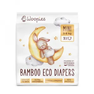 WoodenSpoon Woopies detské EKO plienky MINI (3-8kg) Wooden Spoon 36ks