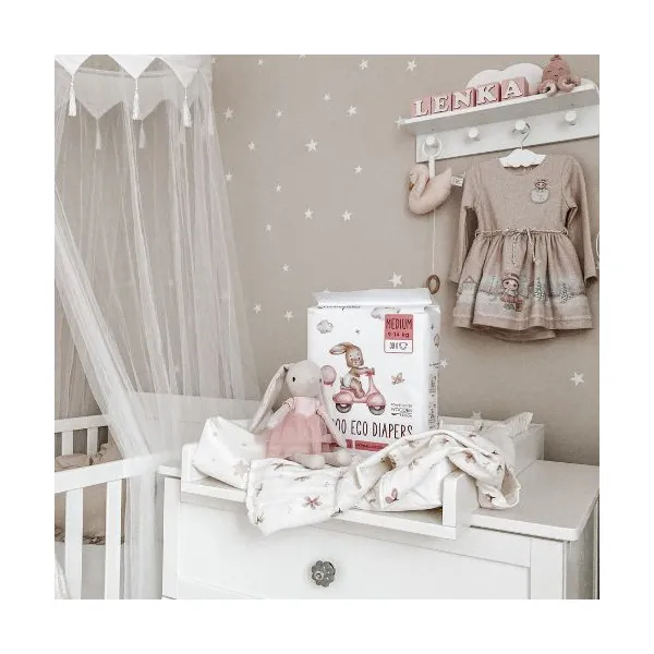 Woopies detské EKO plienky MEDIUM (9-14kg) Wooden Spoon 30ks