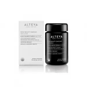 Rose Beauty Omega na vlasy a pleť Alteya Organics 30tbl