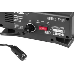 STREND PRO Kompresor Aircom AC250, 250 psi, 230V/12V