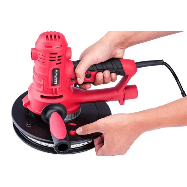 Brúska Worcraft DS08-190, 800W, 190 mm, na sadrokartón s vakom, LED svetlo