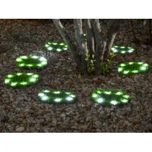 Lampa Solar 6155, Trávnaté platne 4, 24 cm, 4x 8 LED, AA
