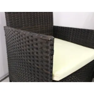 Garden Line Zahradní sestava KANYE tmavě hnědá