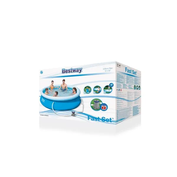 Bazén Bestway® 57270, nafukovací, filter, pumpa, 3,05x0,76 m