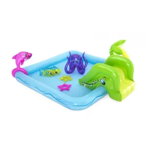 Bazénik Bestway® 53052, Fantastic Aquarium, detský, nafukovacie ihrisko, 239x206x86 cm