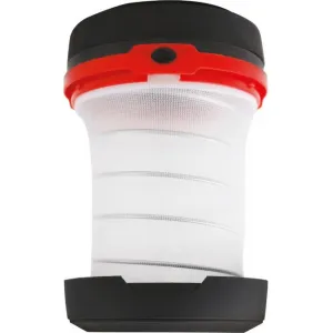 Lampa Strend Pro Camping, skladacia, kempingové svietidlo, 3xAA, červená, 8.5x5/13 cm