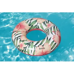 Kruh Bestway® 36237, Tropical Palms, detský, nafukovací, koleso do vody, 119 cm