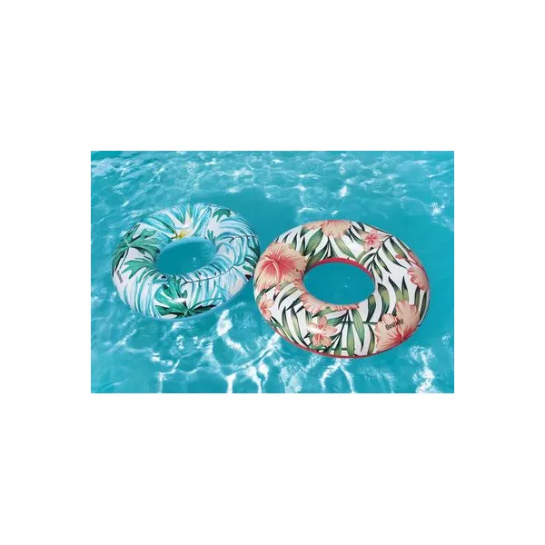 Kruh Bestway® 36237, Tropical Palms, detský, nafukovací, koleso do vody, 119 cm