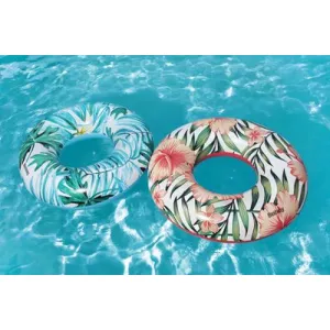 Kruh Bestway® 36237, Tropical Palms, detský, nafukovací, koleso do vody, 119 cm