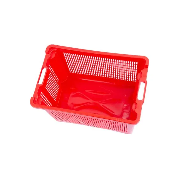 Prepravka ICS M401000, 40 lit., 56x35x31 cm, perforované steny, červená