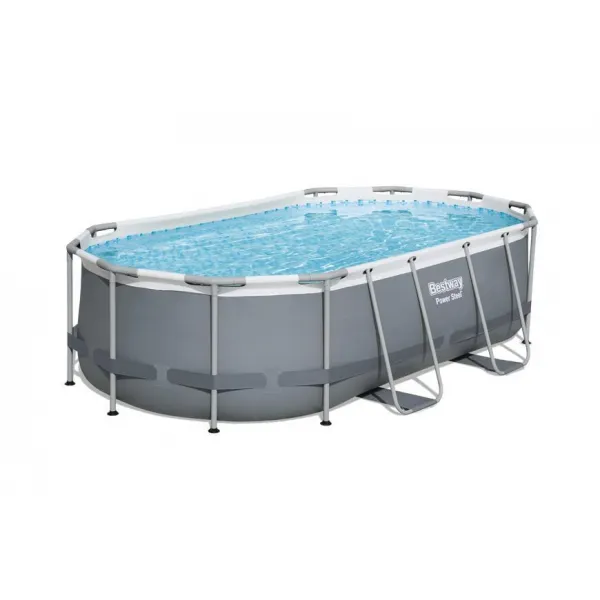 Bazén Bestway® Power Steel™, 56620, filter, pumpa, rebrík, dávkovač, 4,27x2,50x1,00 m