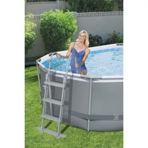 Bazén Bestway® Power Steel™, 56620, filter, pumpa, rebrík, dávkovač, 4,27x2,50x1,00 m