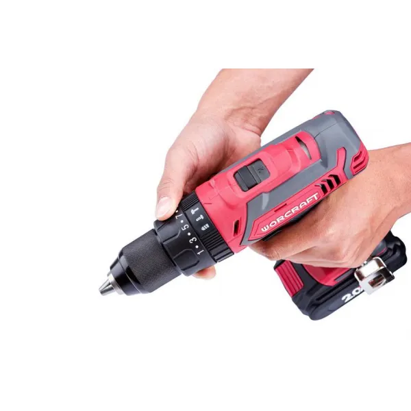 Skrutkovač Worcraft CD-20LiH, 20V, 2x Li-ion 2.0Ah