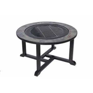Ohnisko Strend Pro Grill, kovové, 4 stoličky, 105 cm