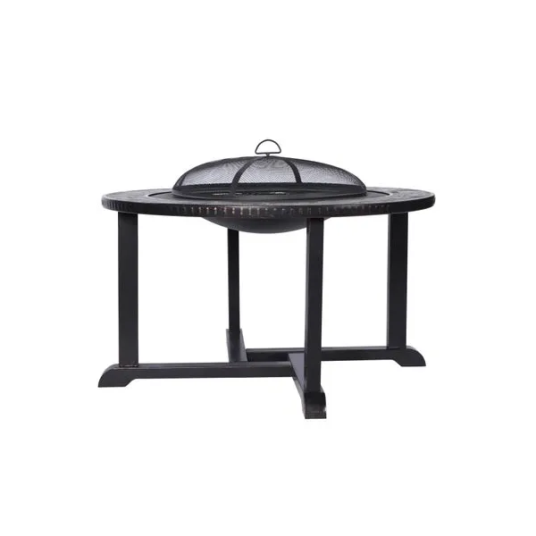 Ohnisko Strend Pro Grill, kovové, 4 stoličky, 105 cm