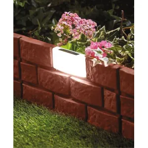 Obruba GB004, 45x29 cm, plastová, Solar, LED, bal. 4 ks, dĺžka cca 1,80 m