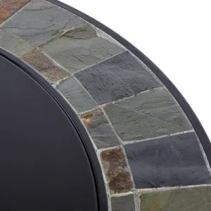 Ohnisko Strend Pro Grill, kovové, 4 stoličky, 105 cm