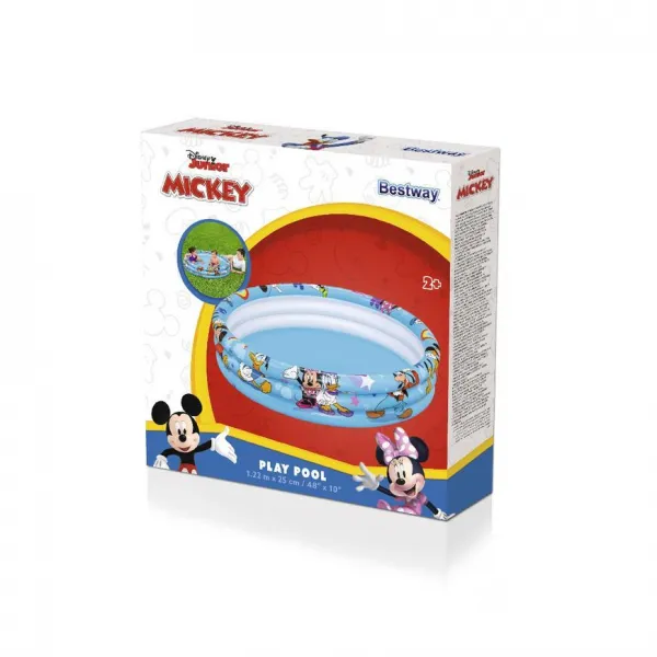 Detský nafukovací bazén Bestway Mickey Mouse 122 cm 6941607331576