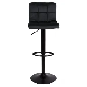 Barová stolička Arako Black Velvet