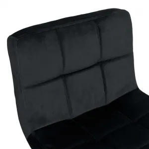 Barová stolička Arako Black Velvet