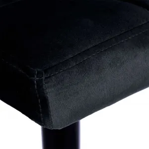 Barová stolička Arako Black Velvet