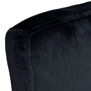Barová stolička Arako Black Velvet