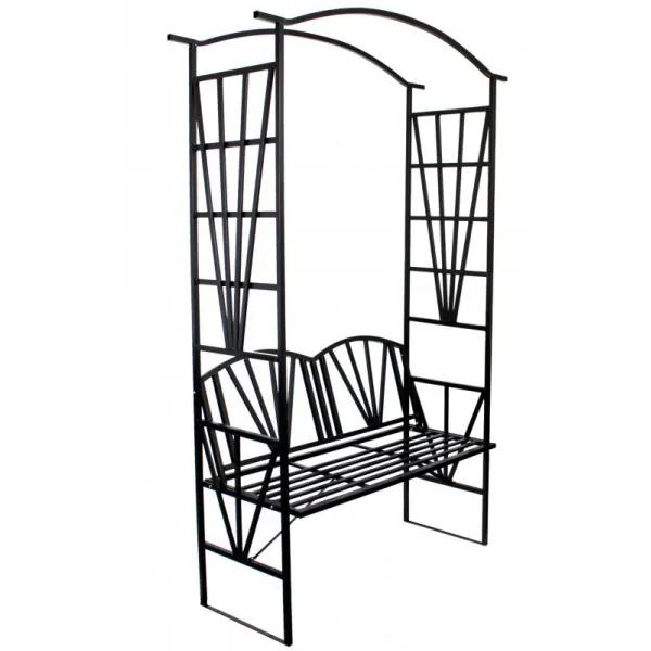 ZÁHRADNÁ PERGOLA S LAVIČKOU 110 X 50 X 206CM