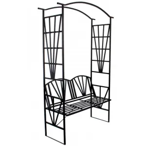 ZÁHRADNÁ PERGOLA S LAVIČKOU 110 X 50 X 206CM