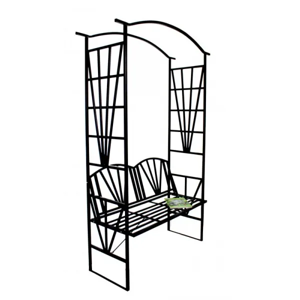 ZÁHRADNÁ PERGOLA S LAVIČKOU 110 X 50 X 206CM