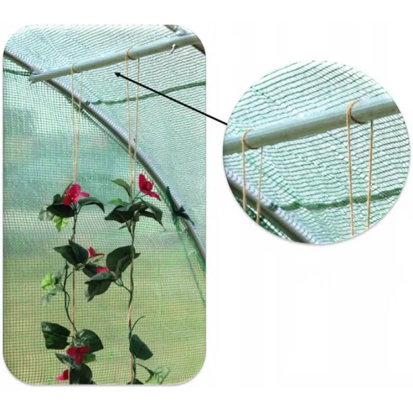 Garden Line Fóliovník ke zdi s 5 segmenty FLOE 600x150 cm zelený
