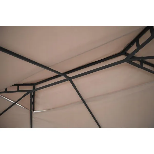 ZÁHRADNÝ ALTÁNOK BÉŽOVÝ 3X4M