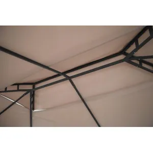 ZÁHRADNÝ ALTÁNOK BÉŽOVÝ 3X4M