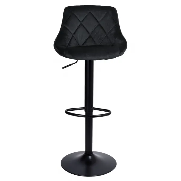 Cydro Black Velvet bar hocker
