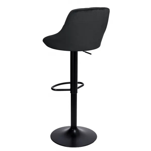 Cydro Black Velvet bar hocker