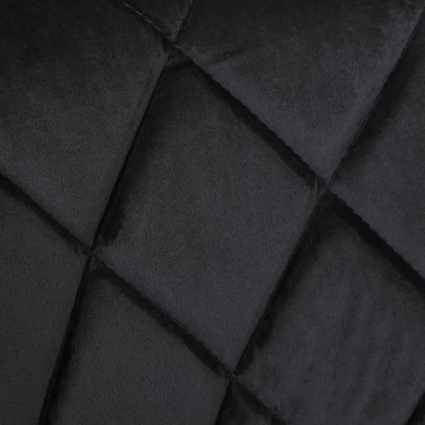 Cydro Black Velvet bar hocker