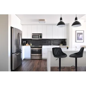Cydro Black Velvet bar hocker
