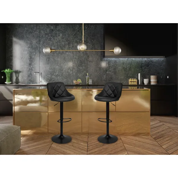 Cyrdro Black bar hocker