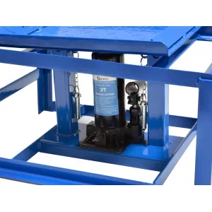 Geko Nájazdová rampa s hydraulickým zdvihákom 2T set 2ks