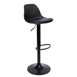 Barová stolička Hocker RICARDO BLACK čierna