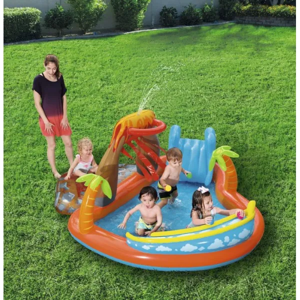 Bazénik Bestway® 53069, Lava Lagoon, detský, nafukovací, 2,65x2,65x1,04 m