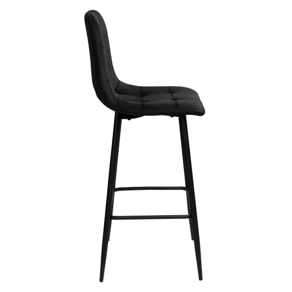 Hamilton velvet black hocker