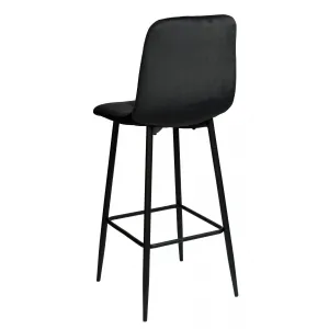 Hamilton velvet black hocker