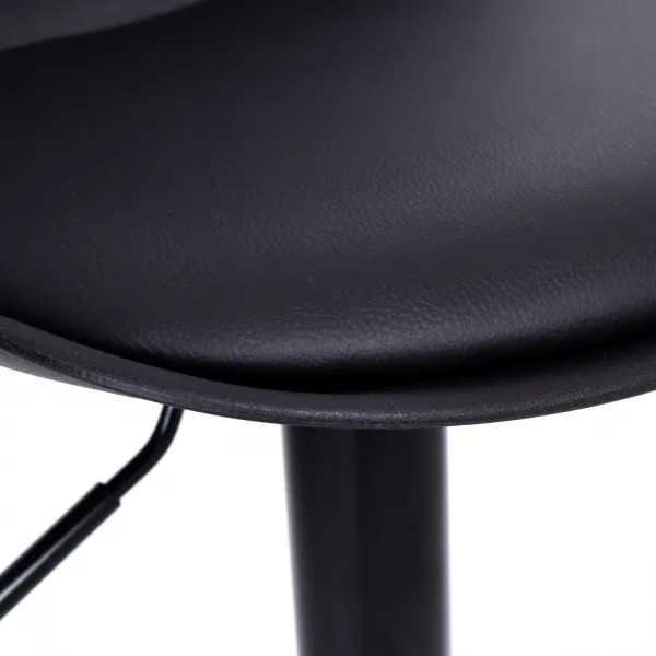 Barová stolička Hocker RICARDO BLACK čierna