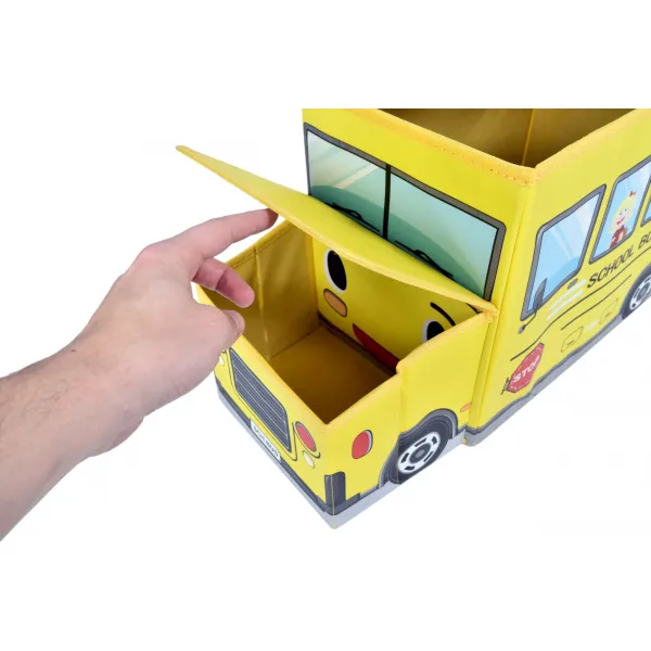 Box na hračky Autobus žltý