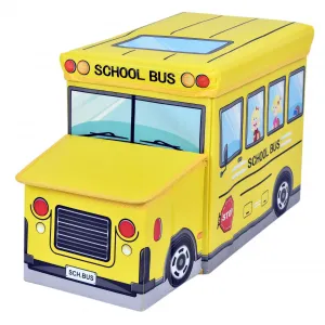 Box na hračky Autobus žltý