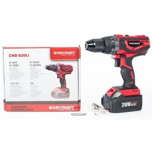 Skrutkovač Worcraft CHD-S20Li, 20V, Li-ion 113900